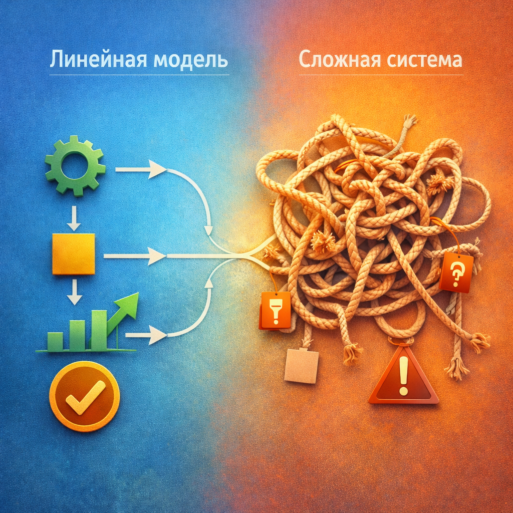 Границы управляемости в сложных системах