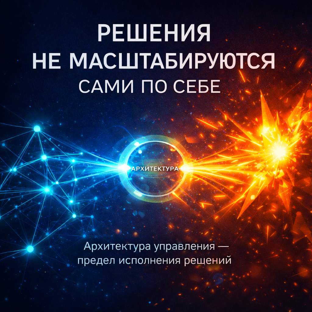 Архитектура управления как предел масштабирования решений